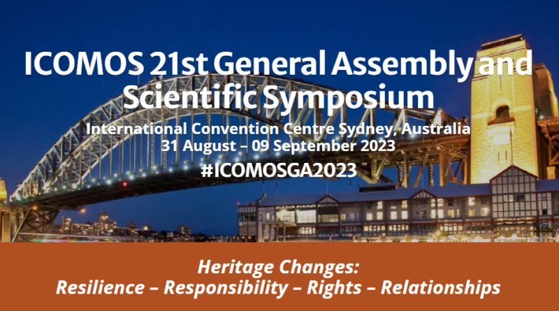 ICOMOS (the International Council on Monuments and Sites) 21st Symposium ICOMOS (the International Council on Monuments and Sites) 21st Symposium